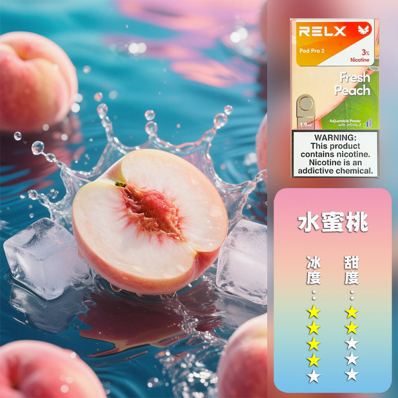 RELX 悅刻 六代煙彈(一盒3顆）【訂購4盒送五代主機，聯係LINE客服挑選主機】